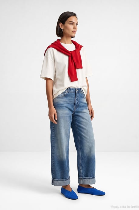 Women's Cotton Jeans - Image 3