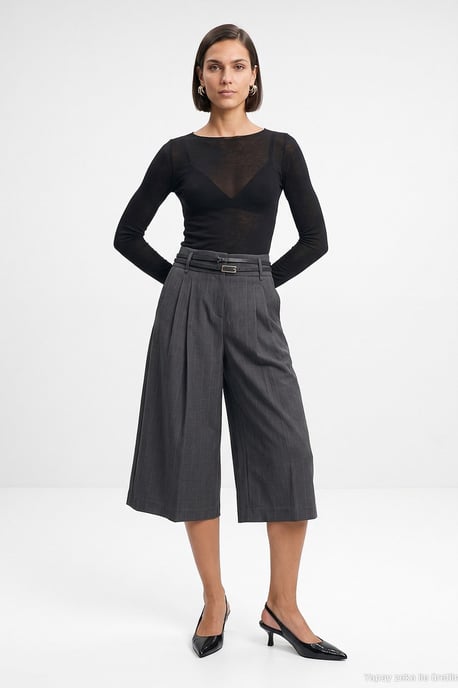 Dames Tailored Pull-On Shorts - Image 2