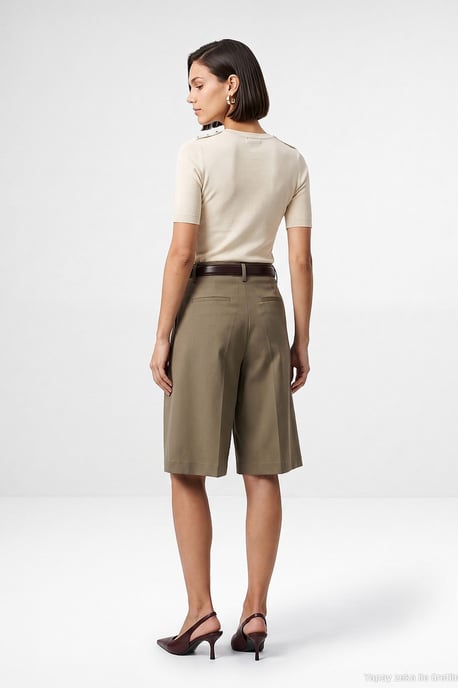 Women's Tailored Pull-On Shorts - Image 2
