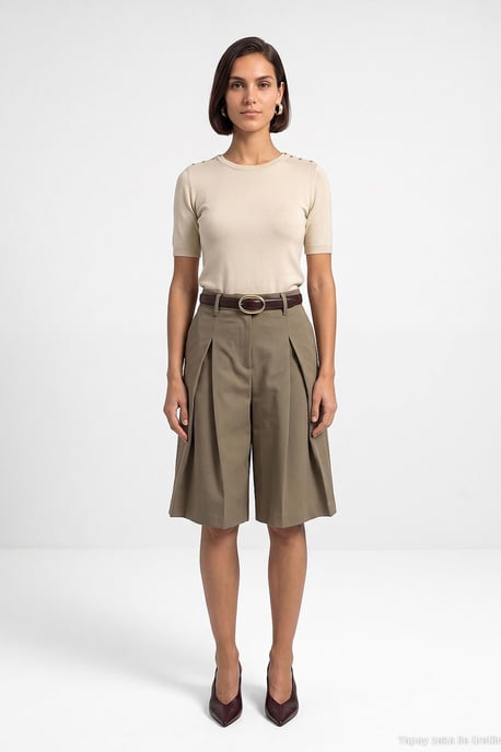 Women's Tailored Pull-On Shorts - Image 4