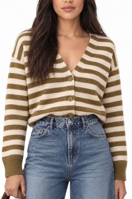 Katoenen Blend Cardigan - Image 4