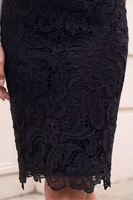 Lace Pencil Skirt - Image 4