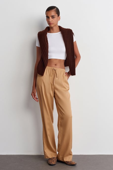 Dames Tencel Wijdvallende Broek - Image 1