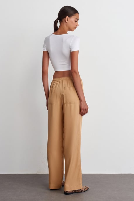 Dames Tencel Wijdvallende Broek - Image 3