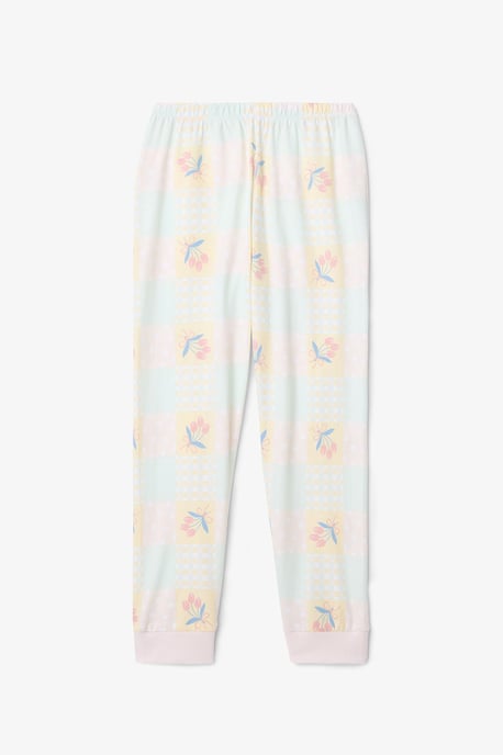 Optic Girls Krisp Blommönstrad Långärmad 2-delad Pyjamasset - Image 4