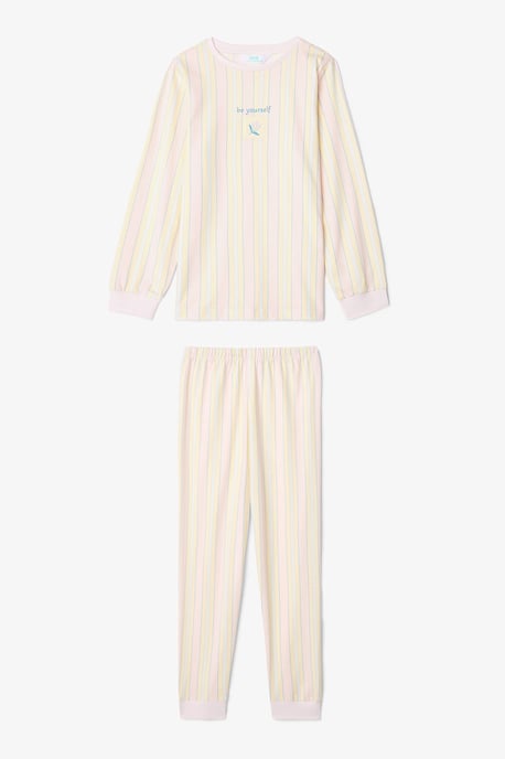 Optic Girls Krisp Blommönstrad Långärmad 2-delad Pyjamasset - Image 5