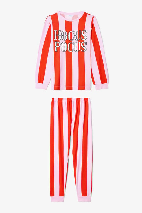 Flickor Hocus Pocus Randig Långärmad Pyjamas Set - Image 2