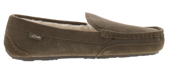 Clarks Mens Moccasin Slipper Waxby Chale Slip On mushroom - Image 2