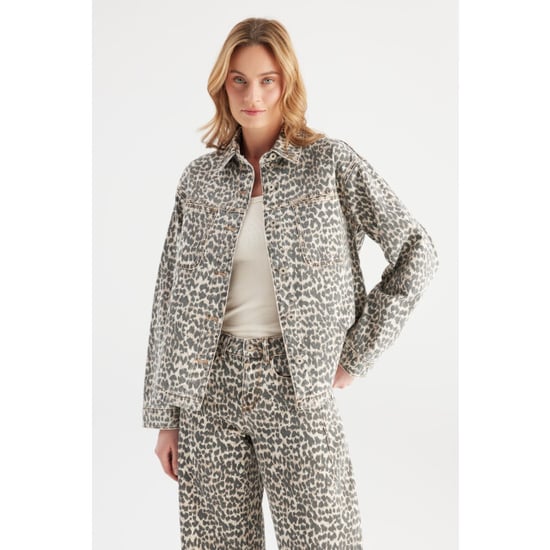 C.O.J. Denim Spijkerjasje tamara leopard - Image 1