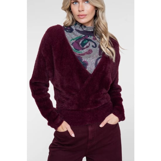 Geisha 64512-10 480 cross over hairy top burgundy - Image 4