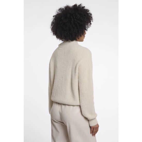 Rino & Pelle Griselda.5002612 rino en pelle pullover with bowtie neckline birch - Image 3