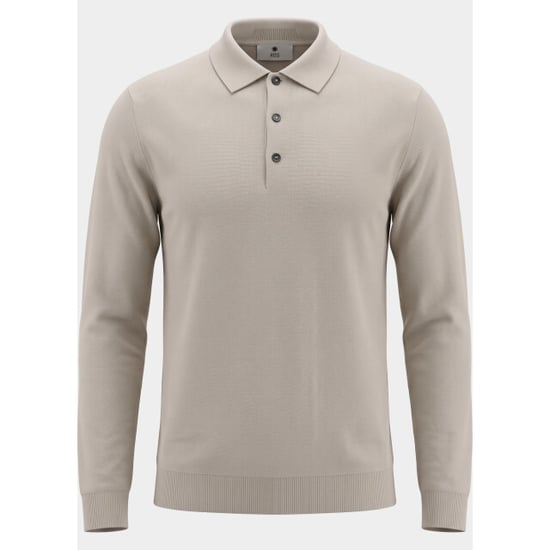 Bos Bright Blue Polo lange mouwen heren 3018900/607 - Image 2