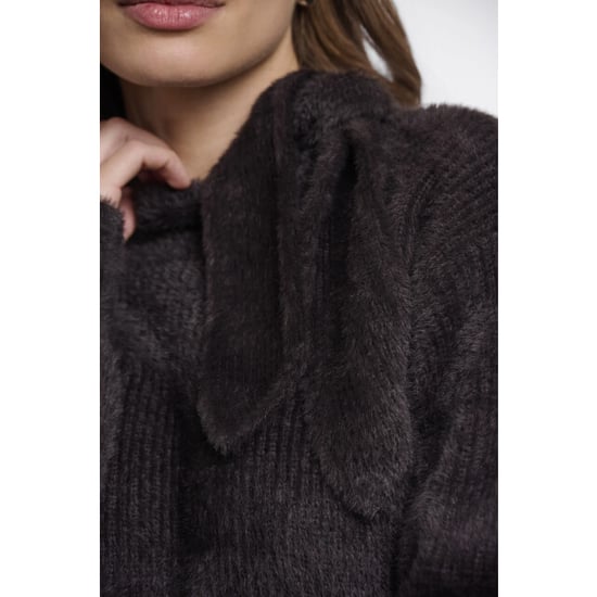 Rino & Pelle Griselda.5002612 rino en pelle pullover with bowtie neckline peated - Image 1