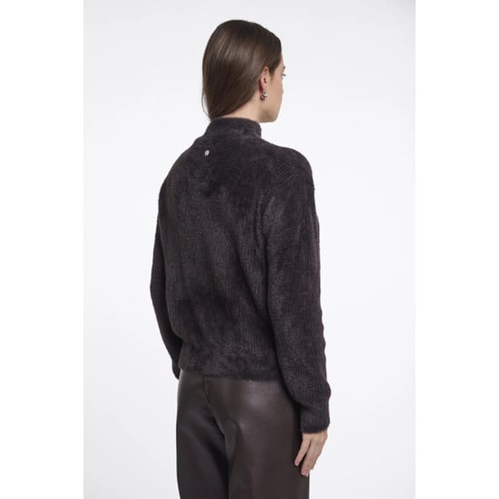 Rino & Pelle Griselda.5002612 rino en pelle pullover with bowtie neckline peated - Image 3