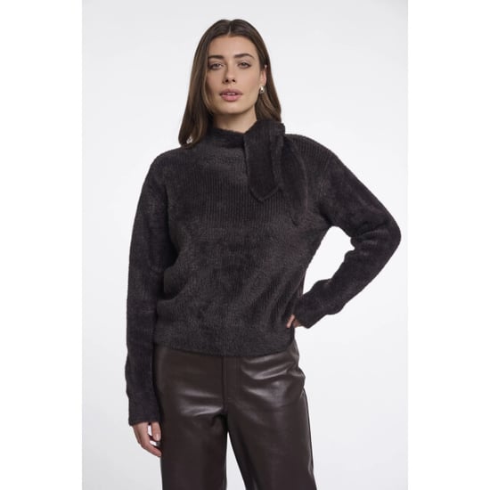 Rino & Pelle Griselda.5002612 rino en pelle pullover with bowtie neckline peated - Image 4