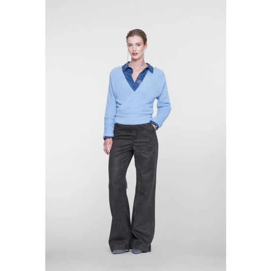 Geisha 64512-10 625 cross over hairy top blue - Image 4