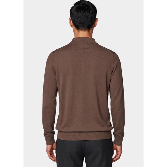Bos Bright Blue Polo lange mouwen heren 3018900/649 - Image 3