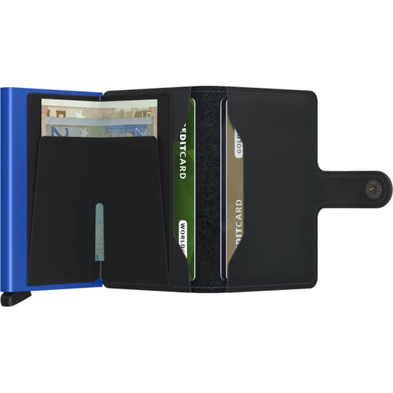 Secrid Miniwallet matte black & blue - Image 2