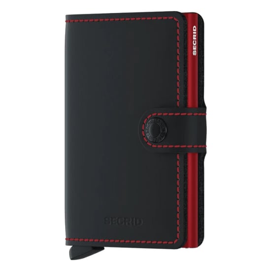 Secrid Miniwallet matte black & red - Image 1