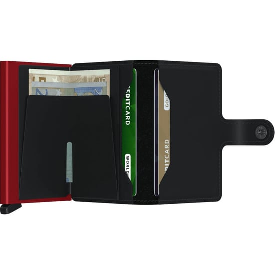 Secrid Miniwallet matte black & red - Image 2