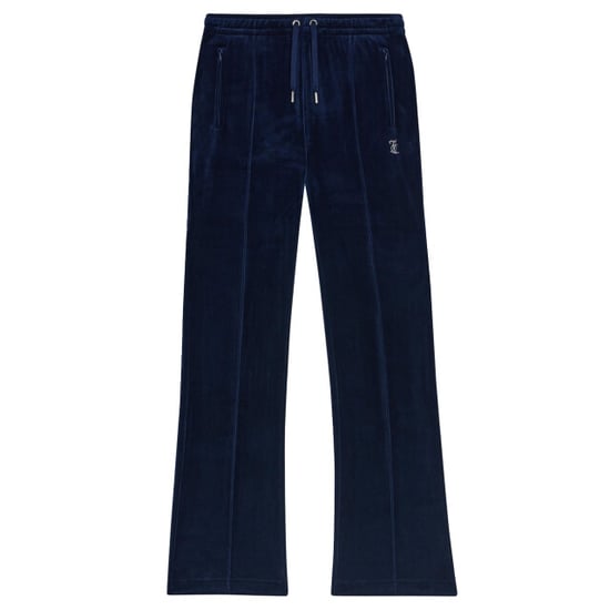 Juicy Couture Tina velour track pant with diamante branding - Image 4