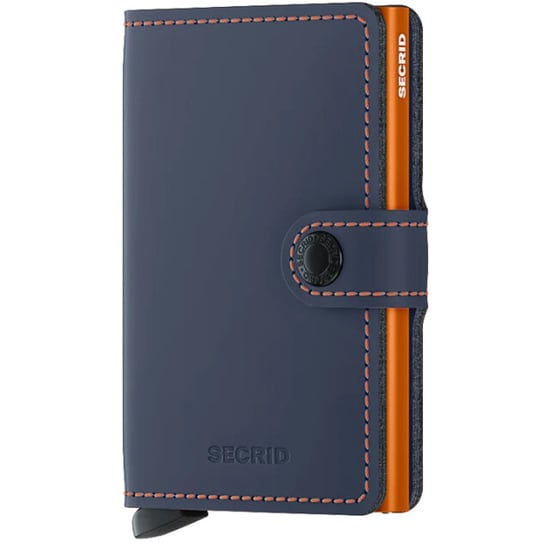 Secrid Miniwallet matte nightblue & orange - Image 1
