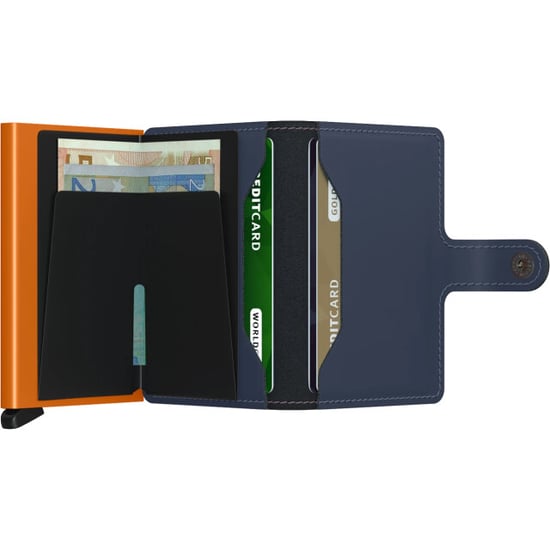 Secrid Miniwallet matte nightblue & orange - Image 2