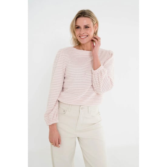 Maicazz Vien knit trui stripe rose - Image 2