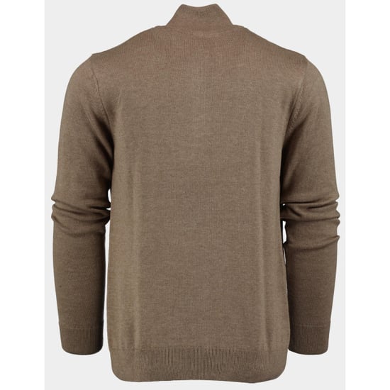 Bos Bright Blue Half zip 302/8017-coffee - Image 2