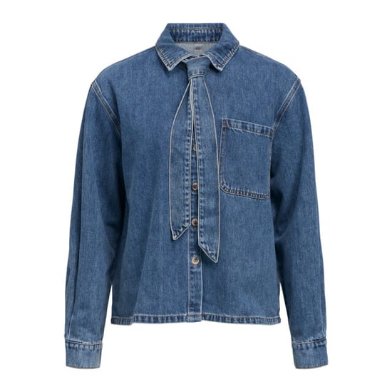Object objrosie l/s re shirt noos 23049193 medium blue denim - Image 1