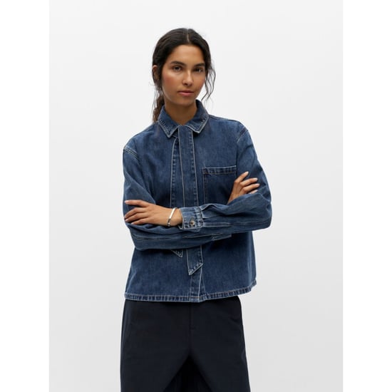 Object objrosie l/s re shirt noos 23049193 medium blue denim - Image 2