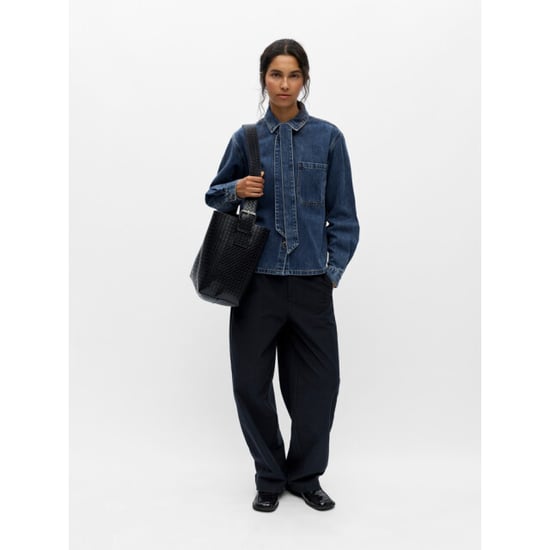 Object objrosie l/s re shirt noos 23049193 medium blue denim - Image 3