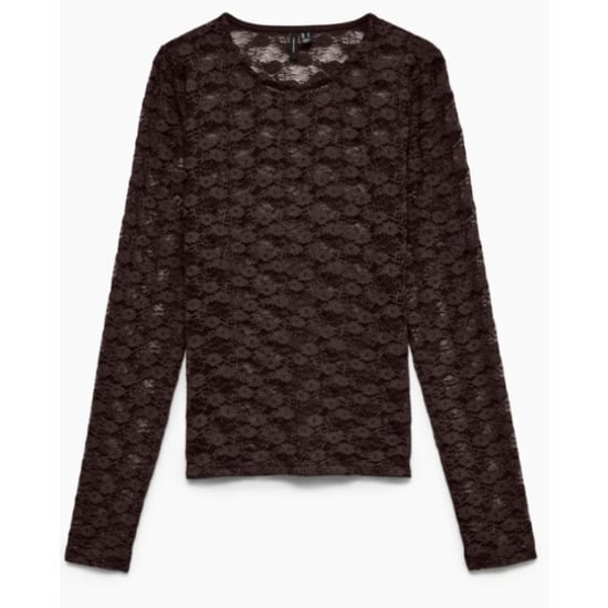 Vero Moda Vmbonita kant lente top met lange mouwen - Image 1