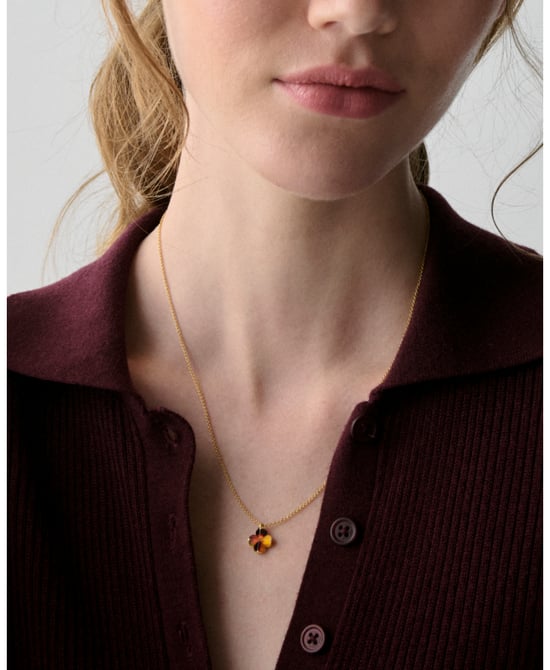 Spade Flower Mini Pendant - Image 2