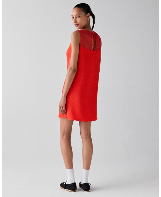 Scallop Shift Dress - Image 4