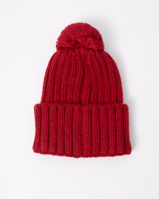 Logo Detail Hat in Dark Red - Image 2