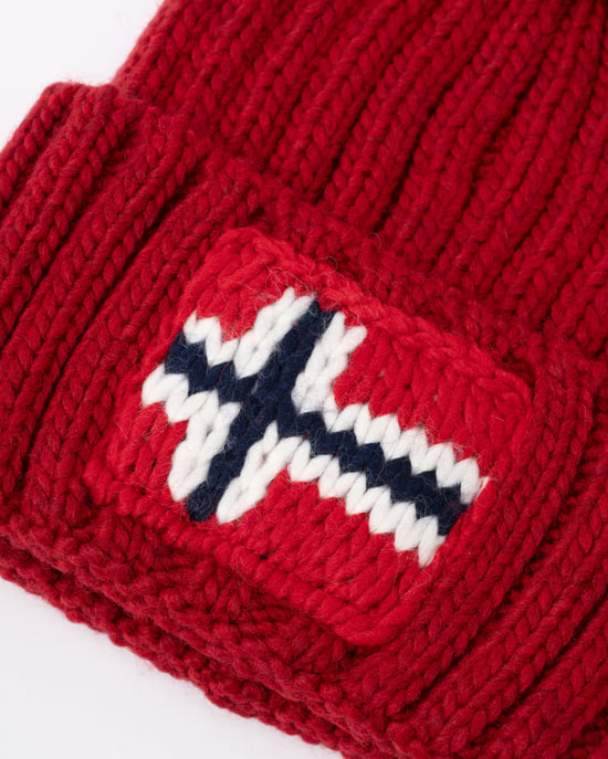 Logo Detail Hat in Dark Red - Image 3