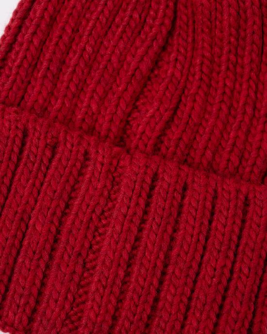 Logo Detail Hat in Dark Red - Image 4