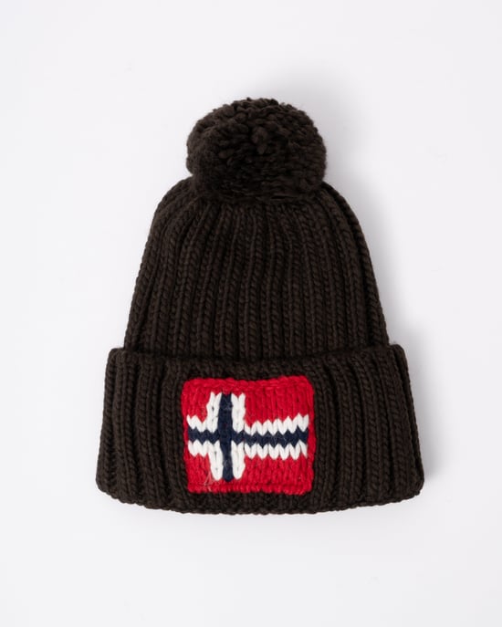Logo Detail Hat in Chocolate - Image 1