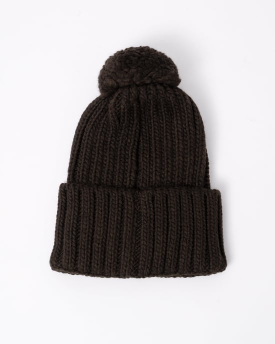 Logo Detail Hat in Chocolate - Image 2