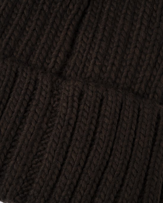 Logo Detail Hat in Chocolate - Image 4
