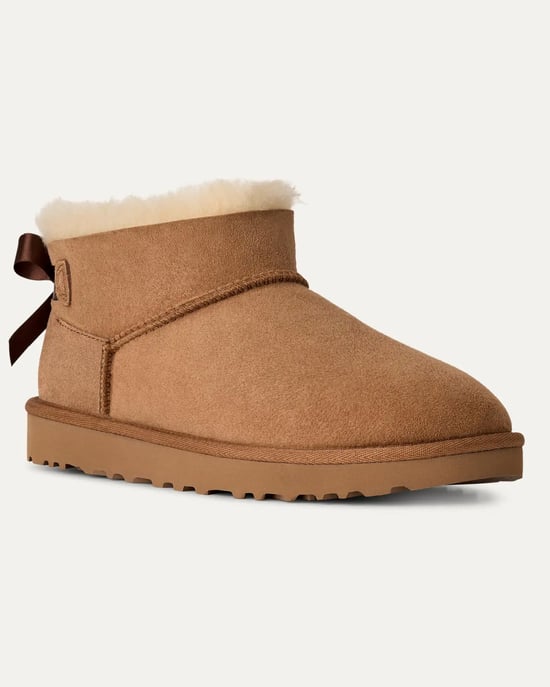 Logo Detail Boots in Tan - Image 1