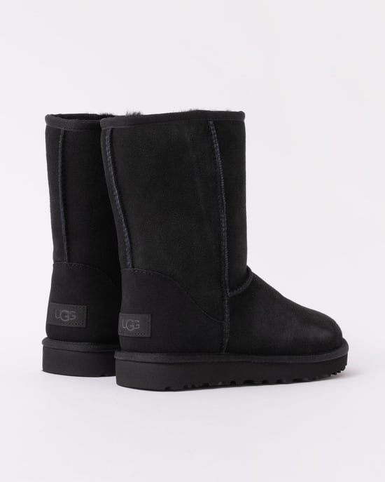 Logo Detail Boots in Black - Image 2