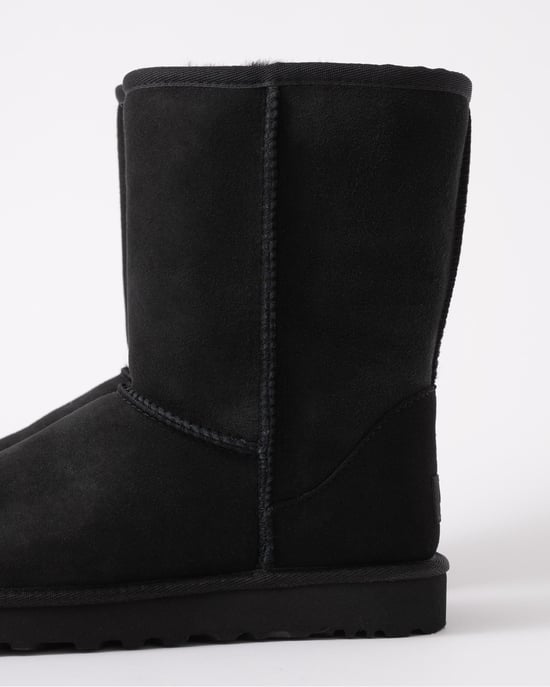 Logo Detail Boots in Black - Image 4