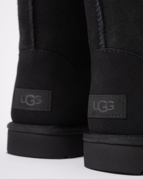 Logo Detail Boots in Black - Image 6