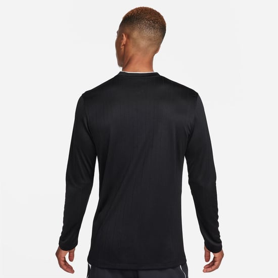 Men's Nike Jersey Arbitre Long Sleeve Top in Black - Image 4