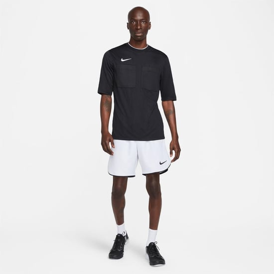 Men's Nike Jersey Crew Neck Short Sleeve Competition T-Shirt in Black - Image 6
