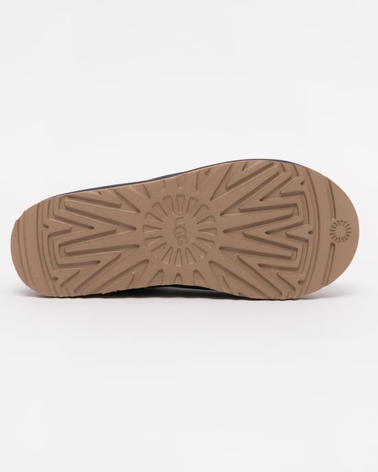 Logo Detail Slippers in Navy - Image 5
