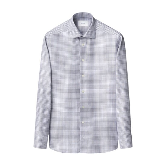 Eton Bold check king twill shirt lange mouw overhemden 100015806 - Image 1