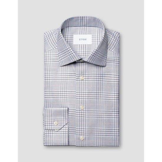 Eton Bold check king twill shirt lange mouw overhemden 100015806 - Image 2